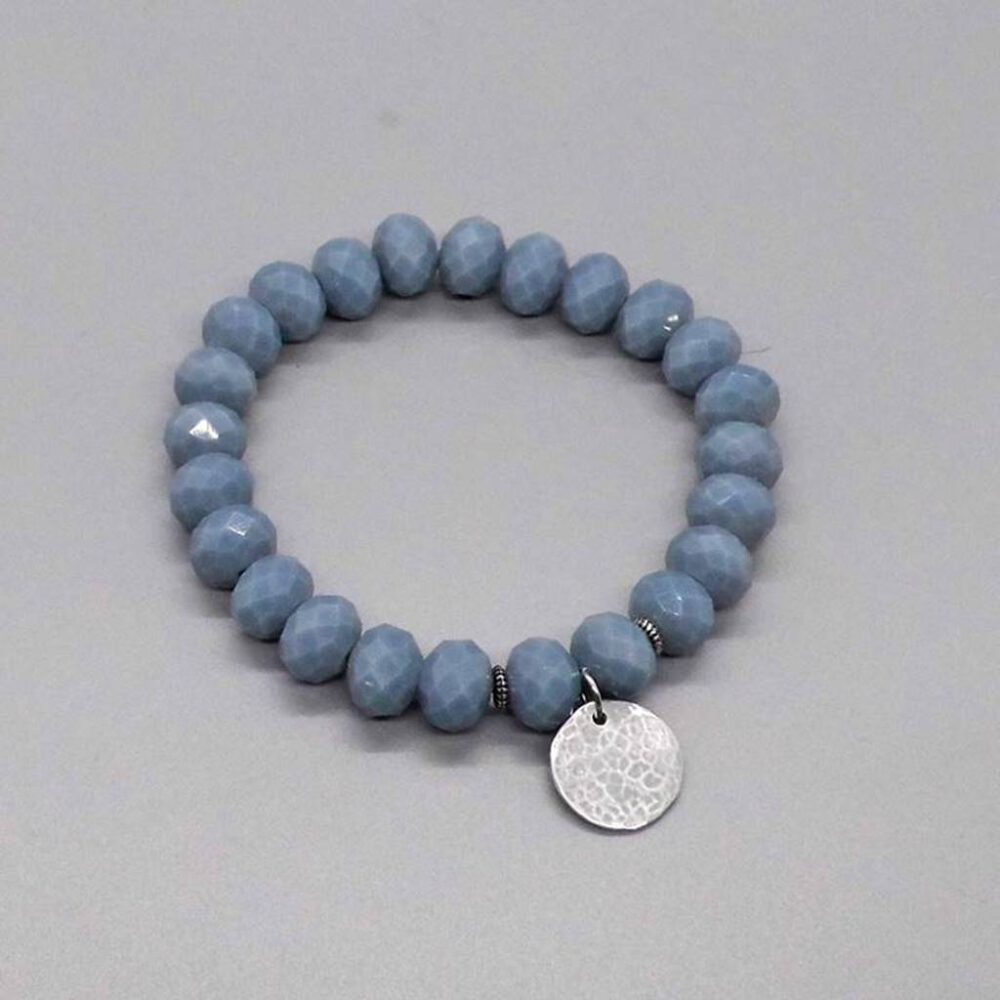 stretch-armband-graue-kristalle Armband graue Kristallperlen