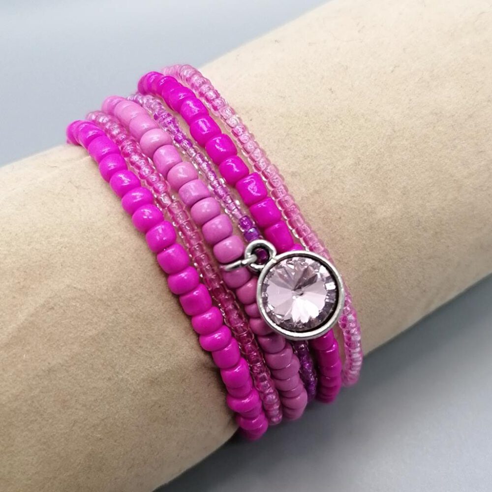Armband Set rosa-pink