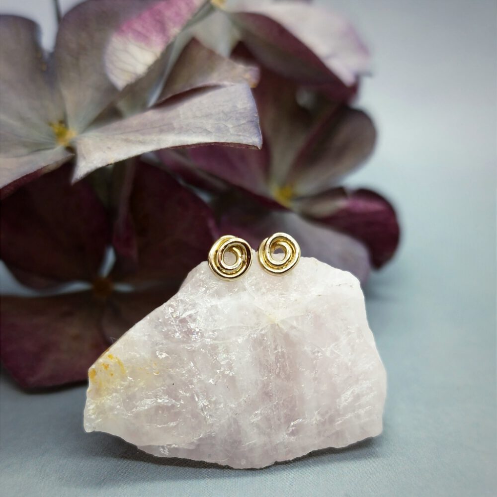 ohrstecker-kleine-spiralen-goldfilled Ohrstecker Mini Spirale Goldfilled
