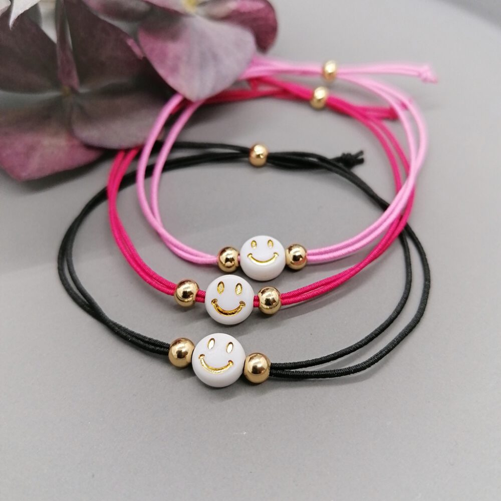 Armband HAPPY elastisch