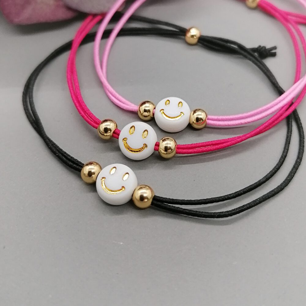 Armband HAPPY elastisch