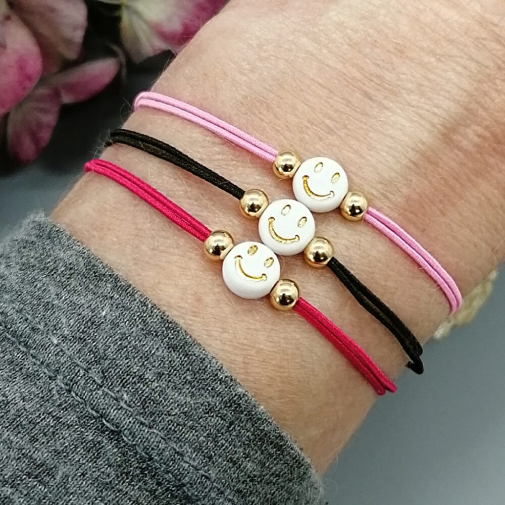 Armband HAPPY elastisch
