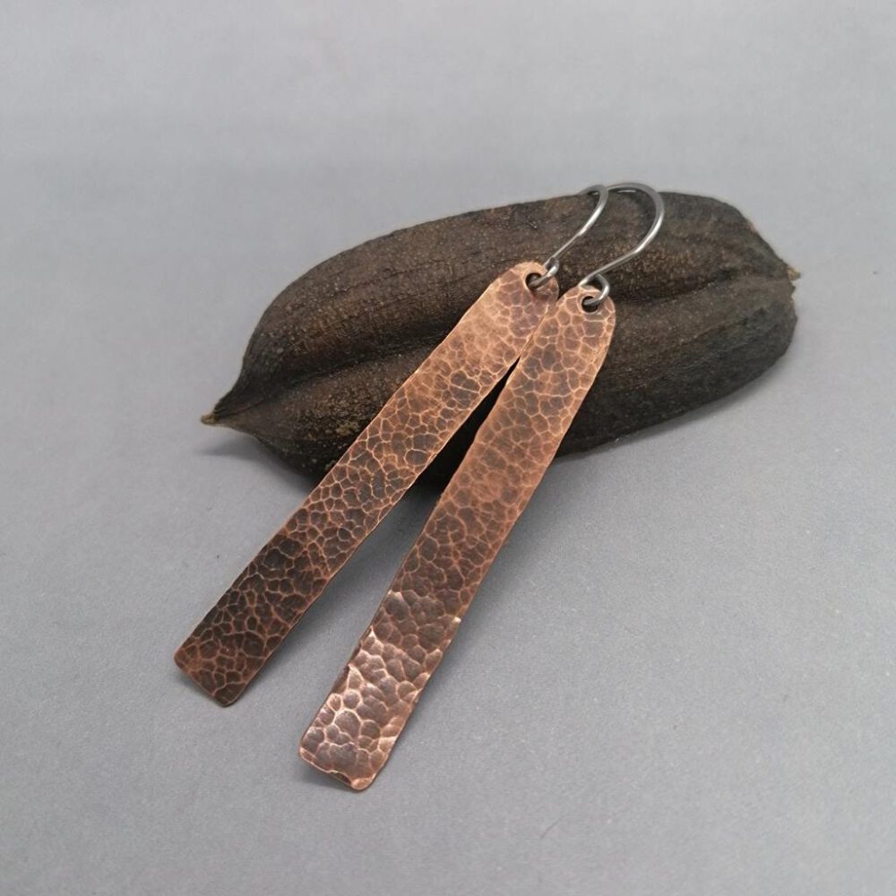 Ohrhänger Kupfer Bars