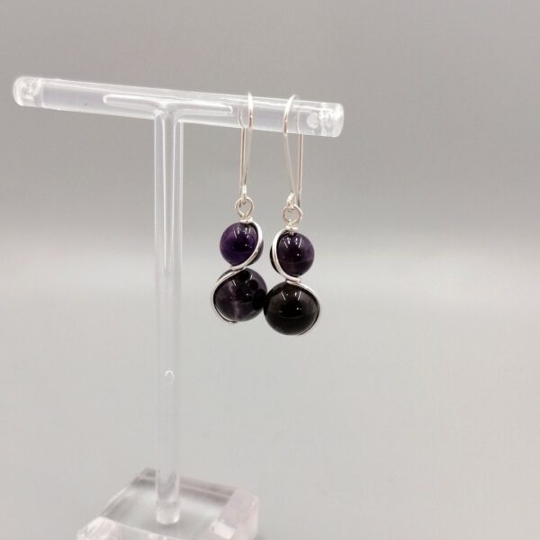 Ohrhänger Amethyst Duo 935 Silber