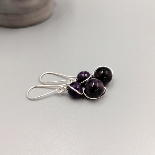 Ohrhänger Amethyst Duo 935 Silber