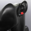tragebeispiel-ohrstecker-rot-emailliert Emaillierte Ohrstecker rot