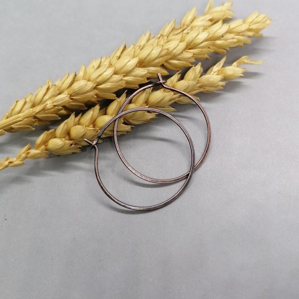 Creolen Kupfer 30 mm