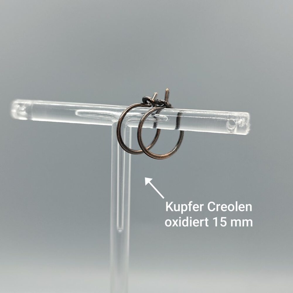 Creolen Kupfer 15 mm