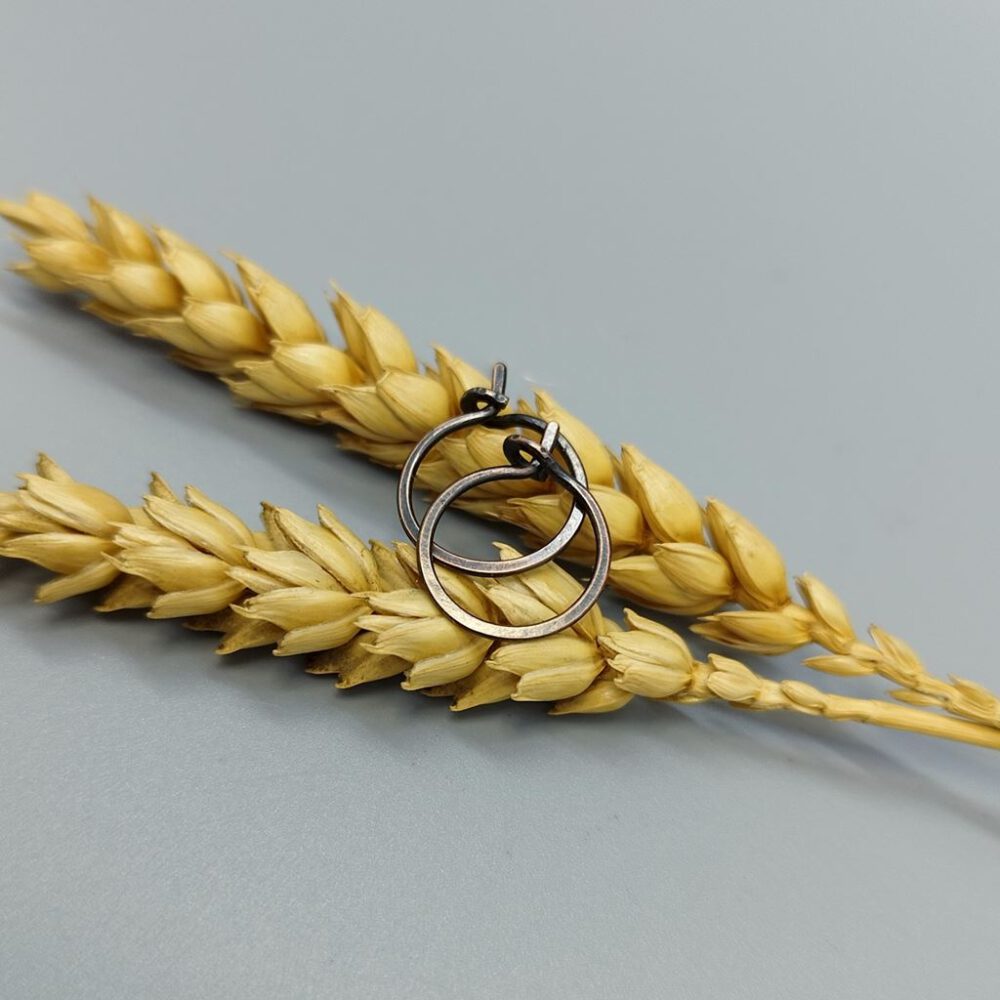 Creolen Kupfer 15 mm