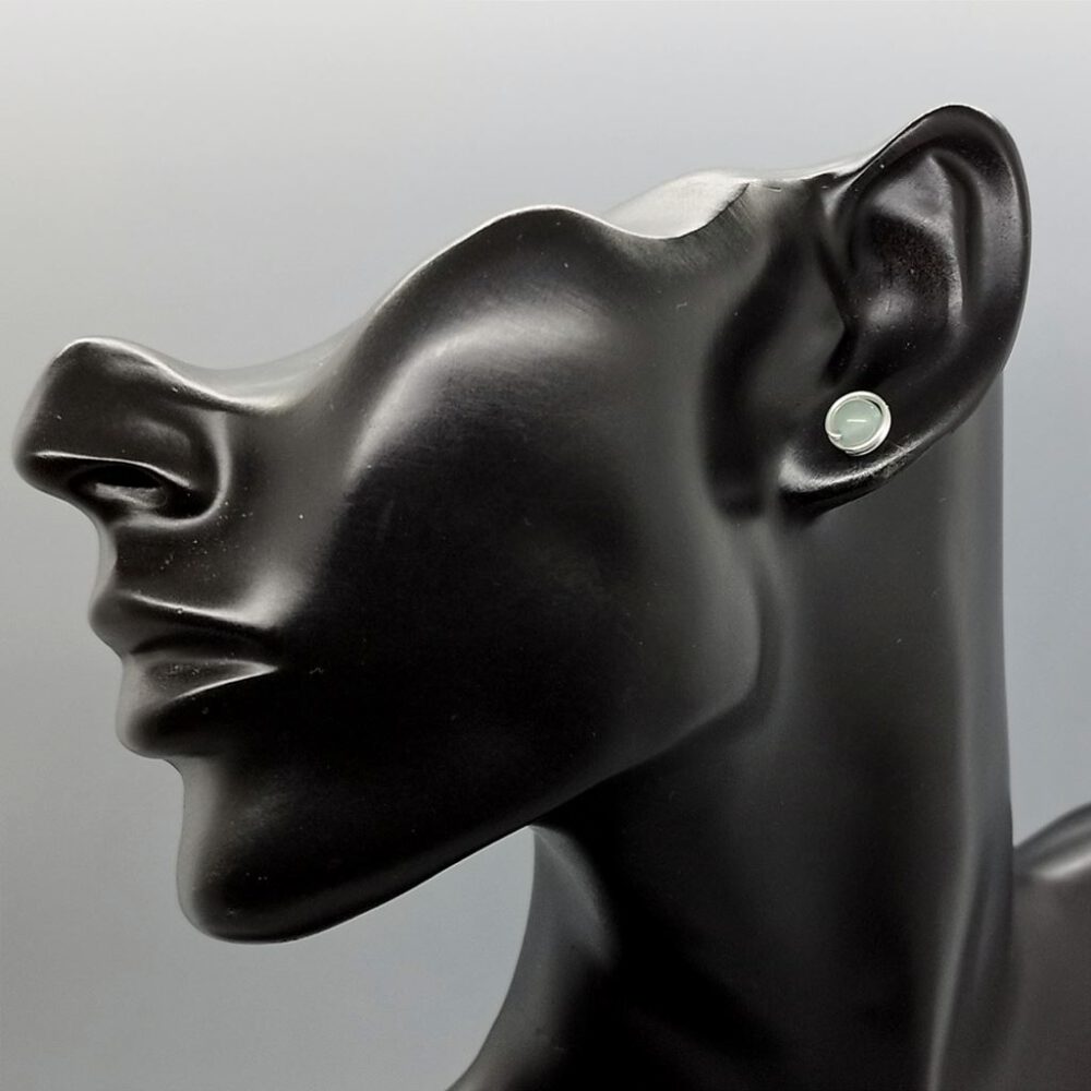 Aventurin Ohrstecker 935 Silber