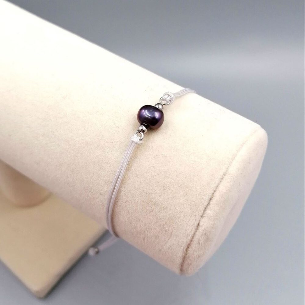 Armband lila Süsswasserperle