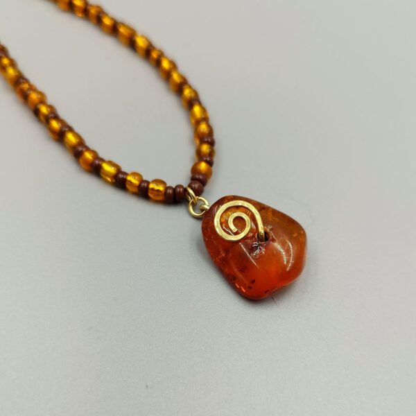 Kette mit Bernstein Anhänger