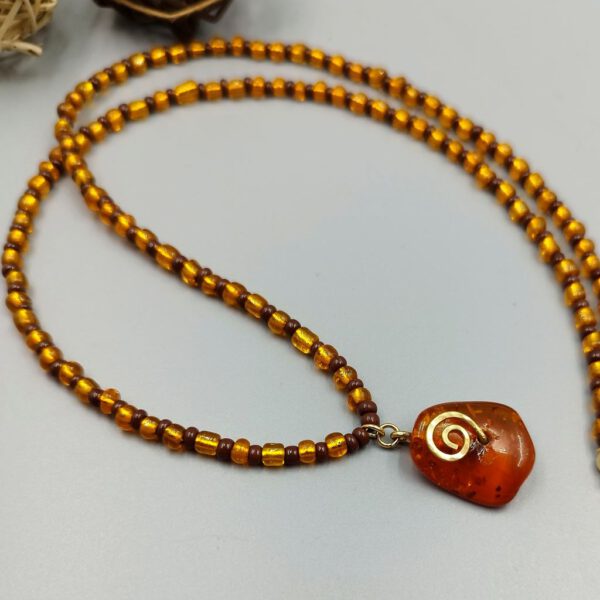 Kette mit Bernstein Anhänger