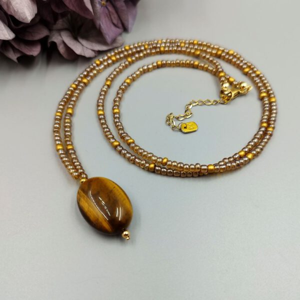 Kette mit Tigerauge Anhänger
