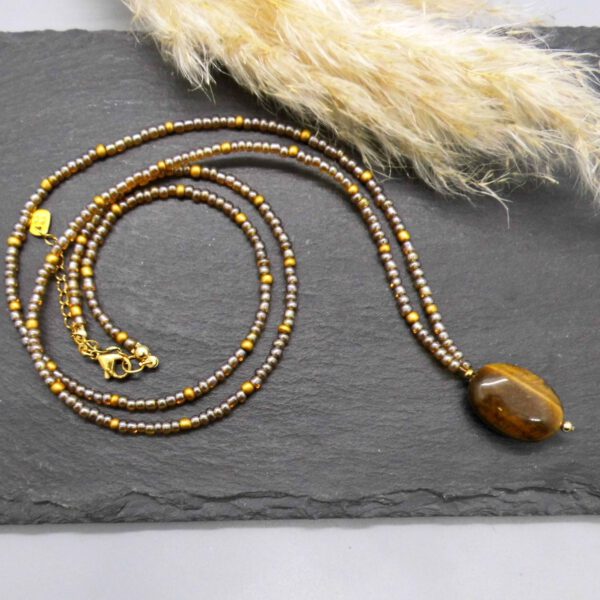 Kette mit Tigerauge Anhänger