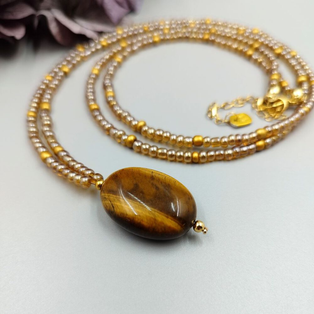 Kette mit Tigerauge Anhänger