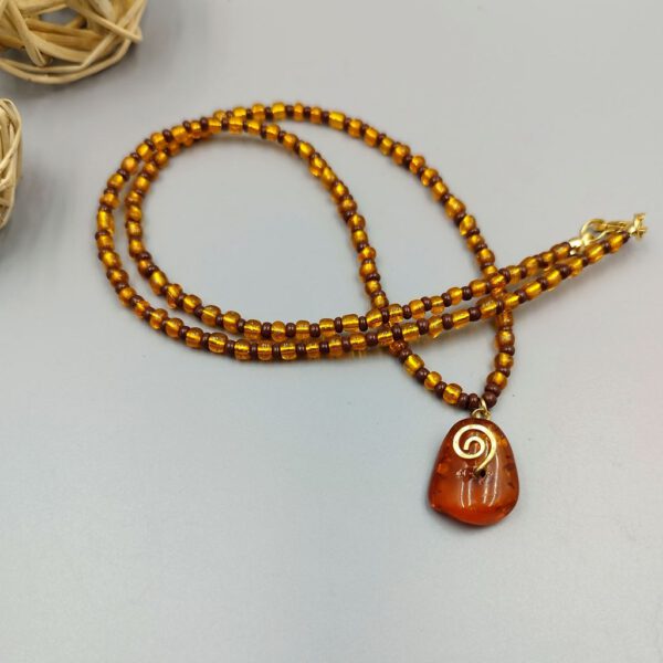 Kette mit Bernstein Anhänger