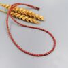 Kette aus Rocailles in Kupfer & Orange