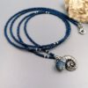 Kette mit Muschel & blauer Korallenperle