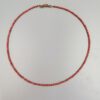 Kette aus Rocailles in Kupfer & Orange