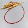 Kette aus Rocailles in Kupfer & Orange