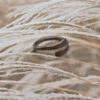 Offener Kupferring oxidiert