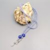 Brillenkette hellblau mit Blümchen