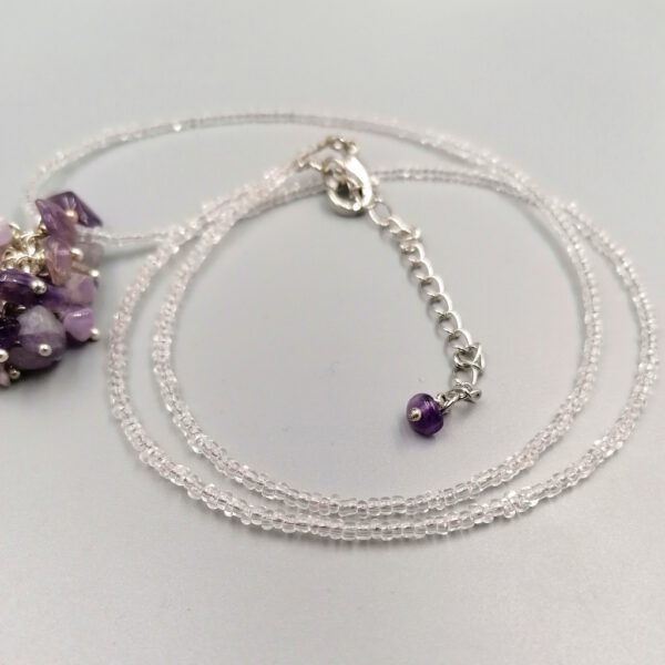 Kette mit Amethyst-Splitter Anhänger