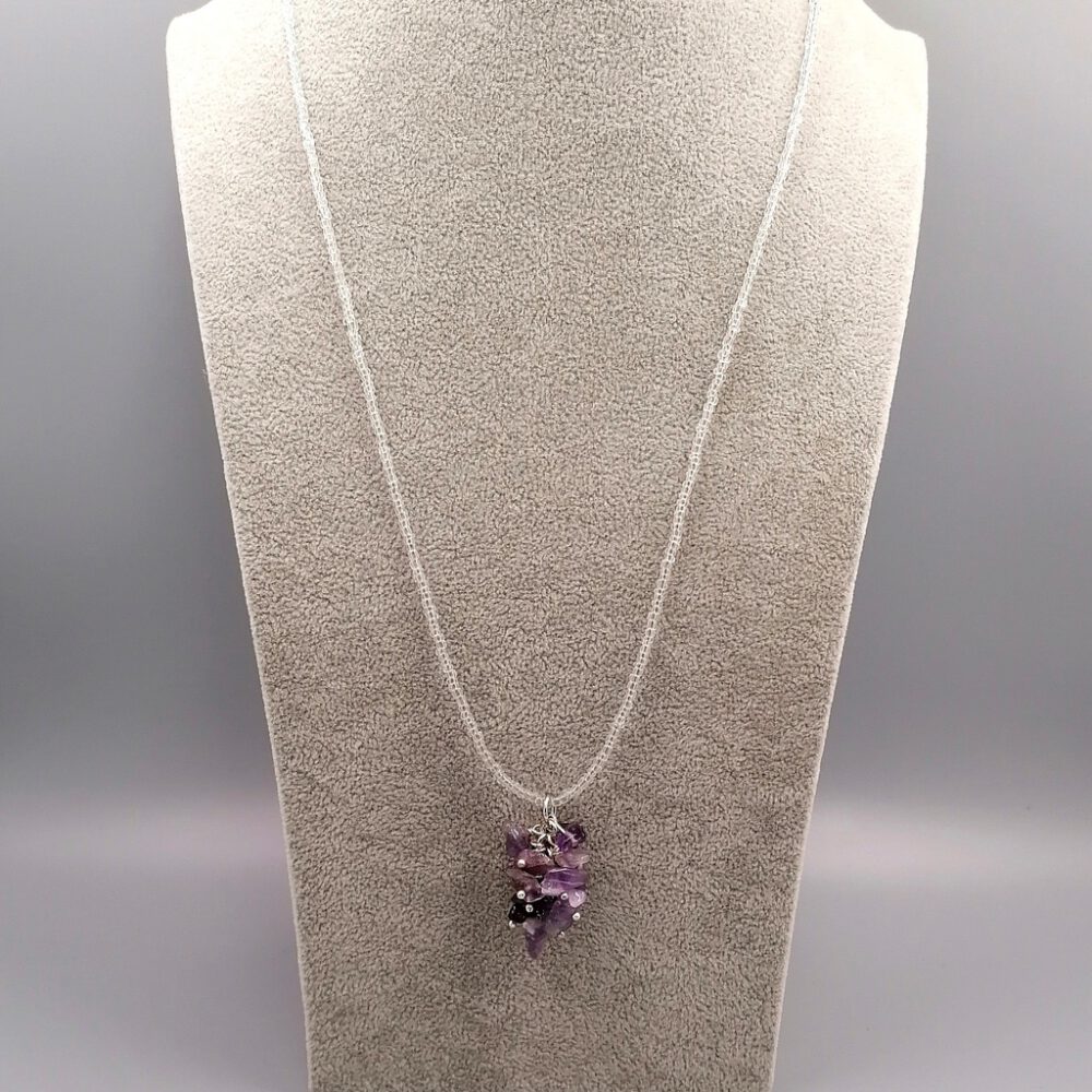 Kette mit Amethyst-Splitter Anhänger