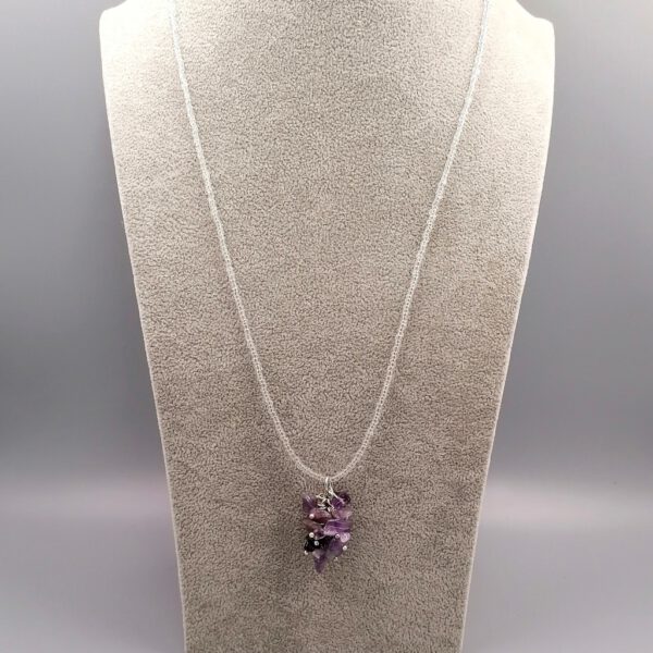 Kette mit Amethyst-Splitter Anhänger