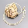 Brillenkette Blümchen gelb-weiß gold