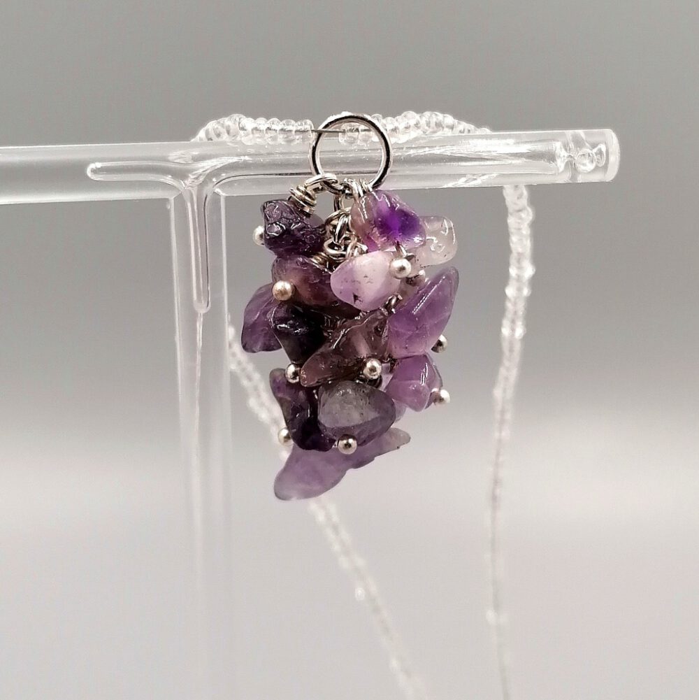 Kette mit Amethyst-Splitter Anhänger