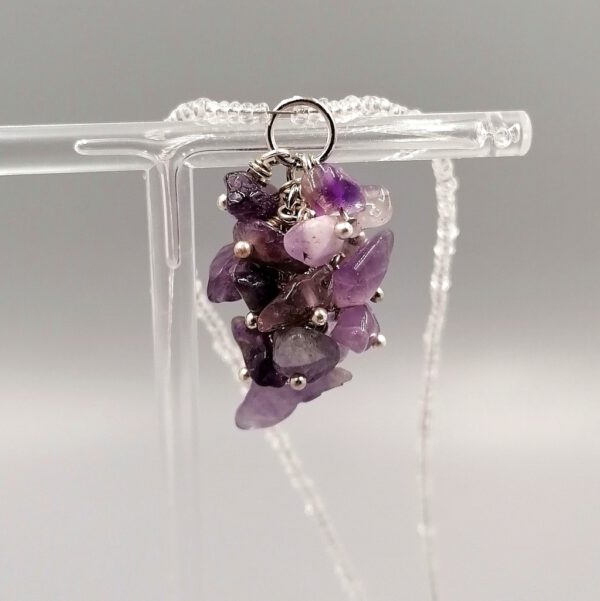 Kette mit Amethyst-Splitter Anhänger