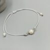 Armband mit Muschelkernperle & 935 Silber