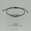 Edelstein Achat Armband Schutz Harmonie Stärke Armband mit Achat & Silberperlen