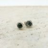 Moosachat Ohrstecker Silber 935 filigran