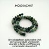 Moosachat Ohrstecker Silber 935 filigran
