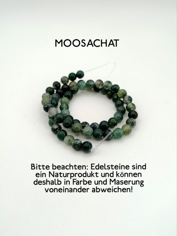 Moosachat ist ein Naturprodukt und kann in Farbe und Maserung voneinander abweichen Moosachat Ohrstecker Silber 935 filigran